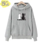 High Quality Cat Printed Hoodie for Girls | Soft Fleece Winter Wear | Cute & Stylish Hoodie - Image 4